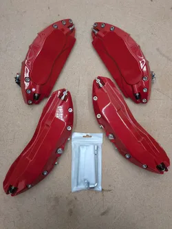 Red Brake Caliper Covers Chevy Colorado GMC Canyon 2023 to 2025 Set of 4 AOOA