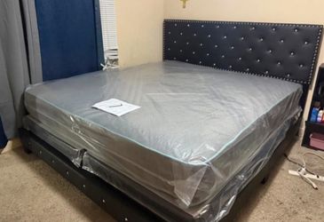 Brand new King Orthopedic Mattress + free box spring as a gift