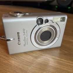 Canon PowerShot ELPH S410  Point And Shoot Digital Camera CCD Sensor