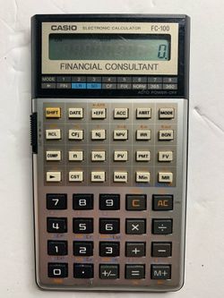 Casio FC-100 Financial Consultant Calculator