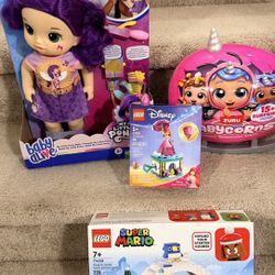 Baby Alive My Little Pony Doll, LEGO Disney Ariel, LEGO Super Mario, ZURU Babycorns - New Toys etc