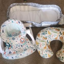 Boppy, Baby Delight Snuggle Nest Portable Infant Lounger, Sit-me-up Floor Seat
