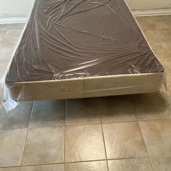 Queen Size Box Spring With Frame