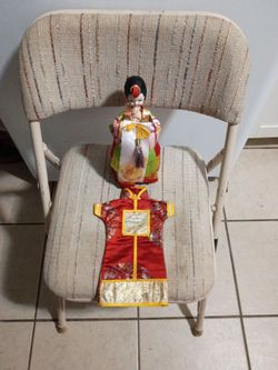Authentic Vintage Korean Bride Collectable Doll