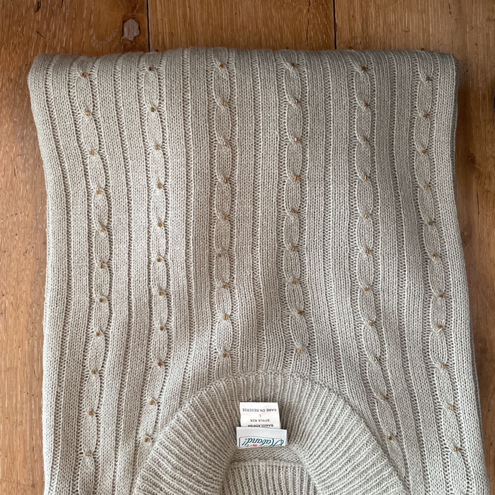 Haband / Women Sweater/ Light Gray / Large.