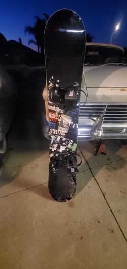 head snowboard with bindings