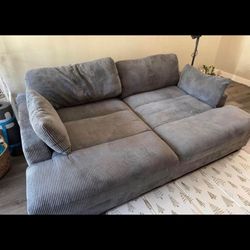 Grey Sleeper Couch 