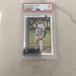 2025 Topps Chrome Roki Sasaki PSA 9 