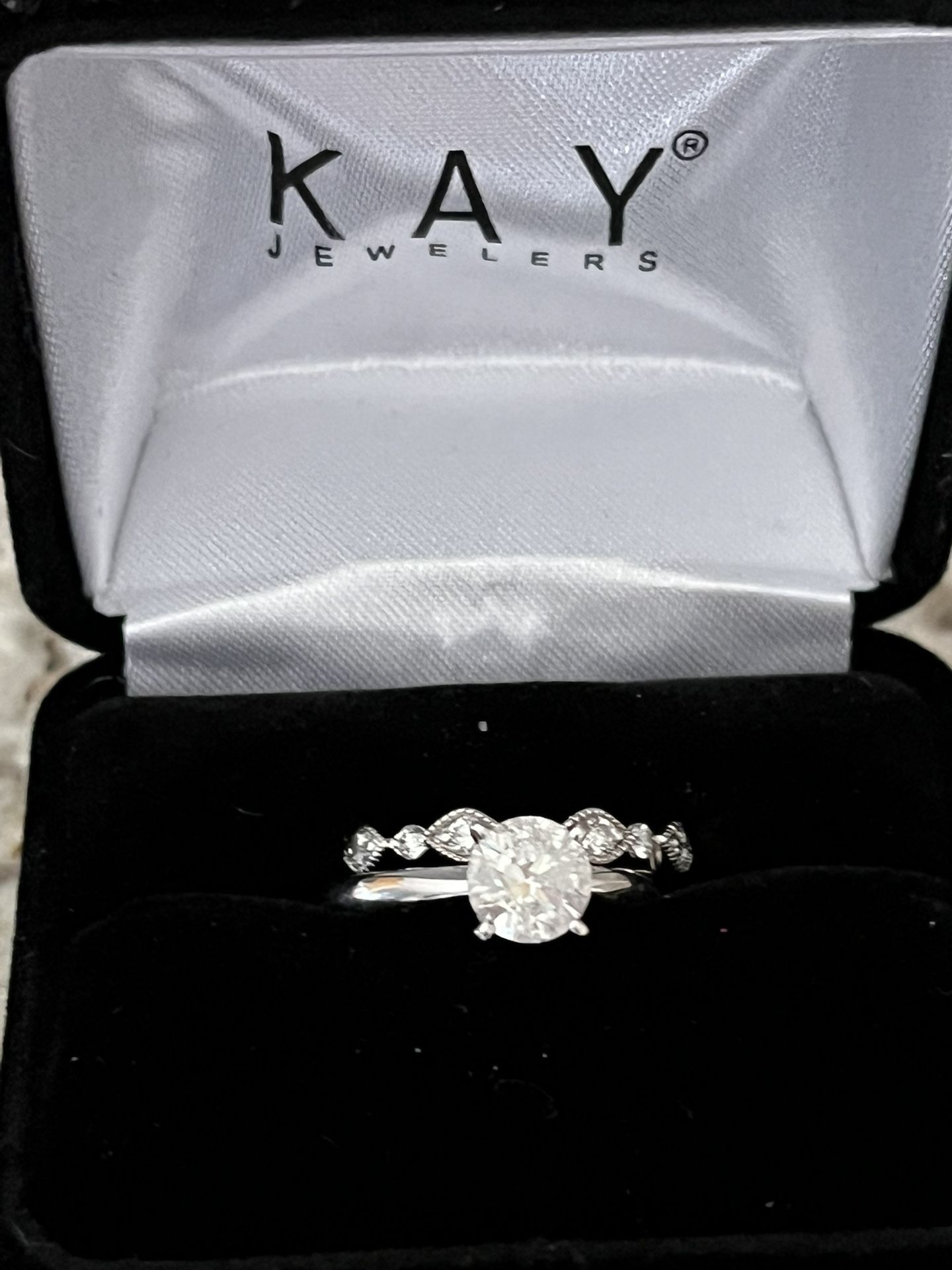 Kay Jewelers Diamond Wedding Engagement Ring Set