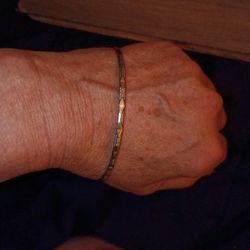 Thin Silver Bracelet 