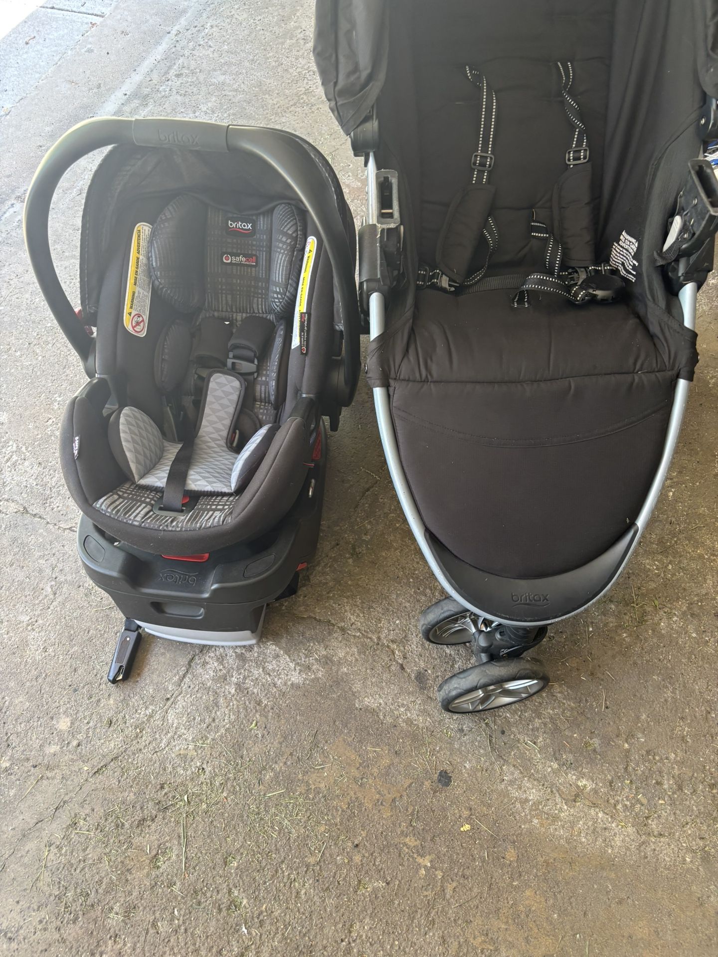 Britax B-free Stroller Car seat And Base