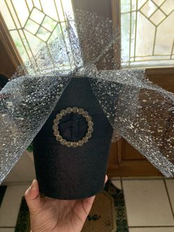 Plant pot, glittery.