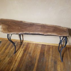 Live Edge Redwood Table