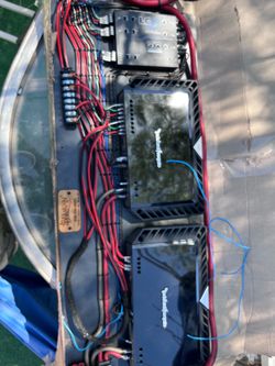 Rockford fosgate custom amp rack/board
