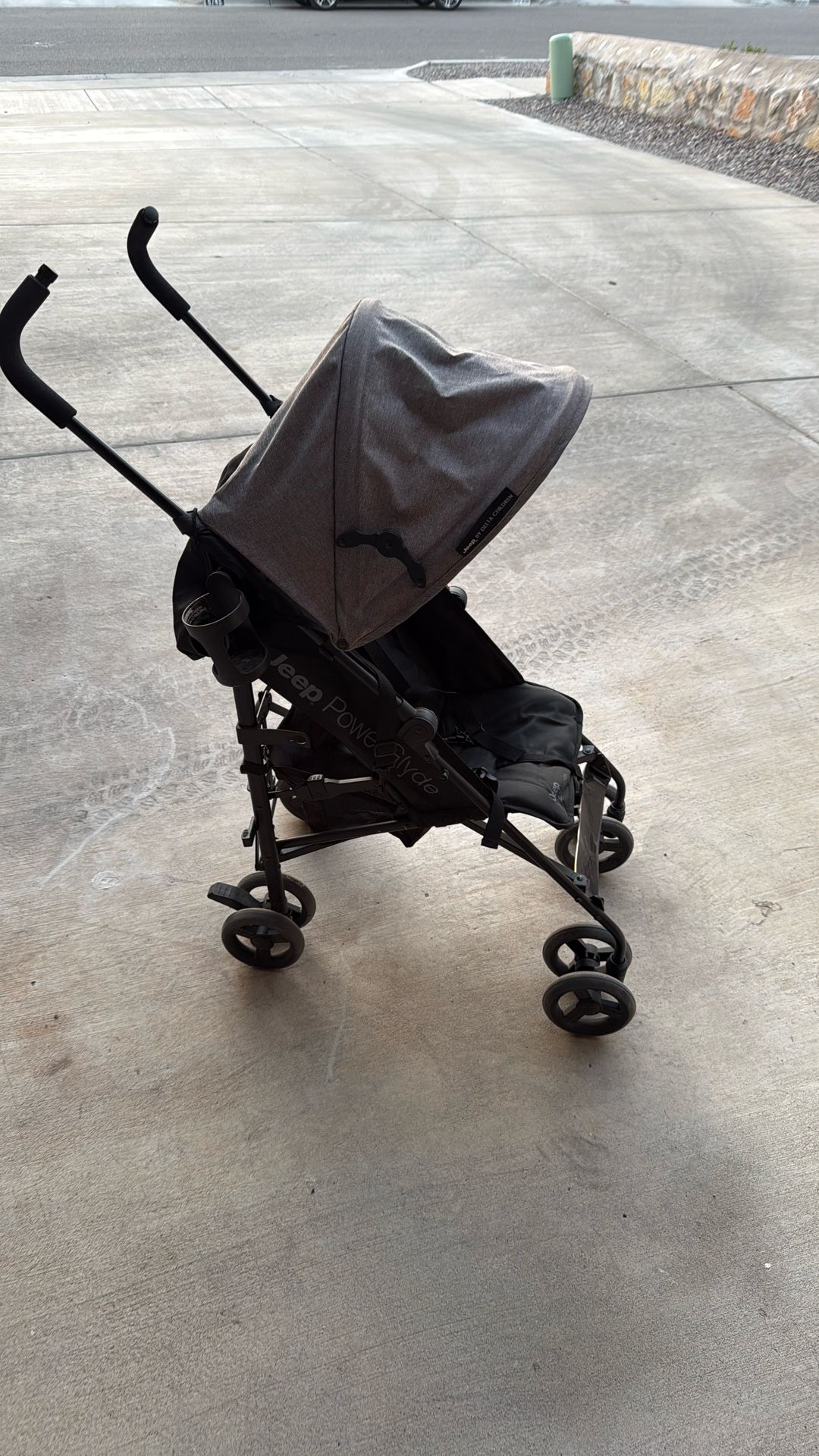 Jeep PowerGlyde Stroller Grey