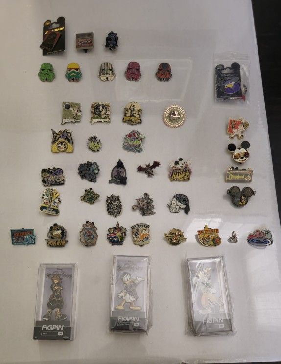 Disney Pin Collection | Starwars | Official Attractions | Darkwingduck | Some LE