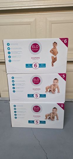Baby Diapers Size 5 & 6. All 3 boxes For $50.