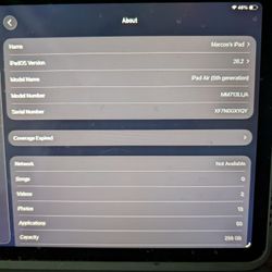 iPad Air 5th Gen 256GB Wifi Only 