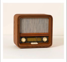 Throwback Speaker with Bluetooth & Radio, Vintage Inspired Speaker