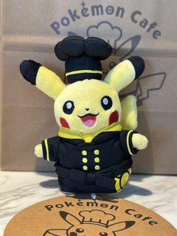 Pokemon Cafe Japan Exclusive Pikachu Pastry Chef Keychain