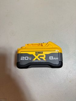 Dewalt 20v powerpack 8.0 battery