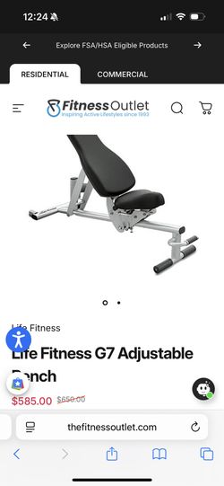 LIFE FITNESS Bench 