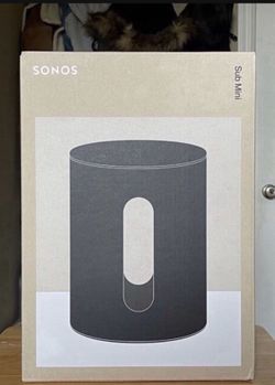 Sonos Subwoofer Mini (Black) Brand New Sealed Warranty Included 