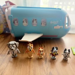 Bluey Air Plane And Camara