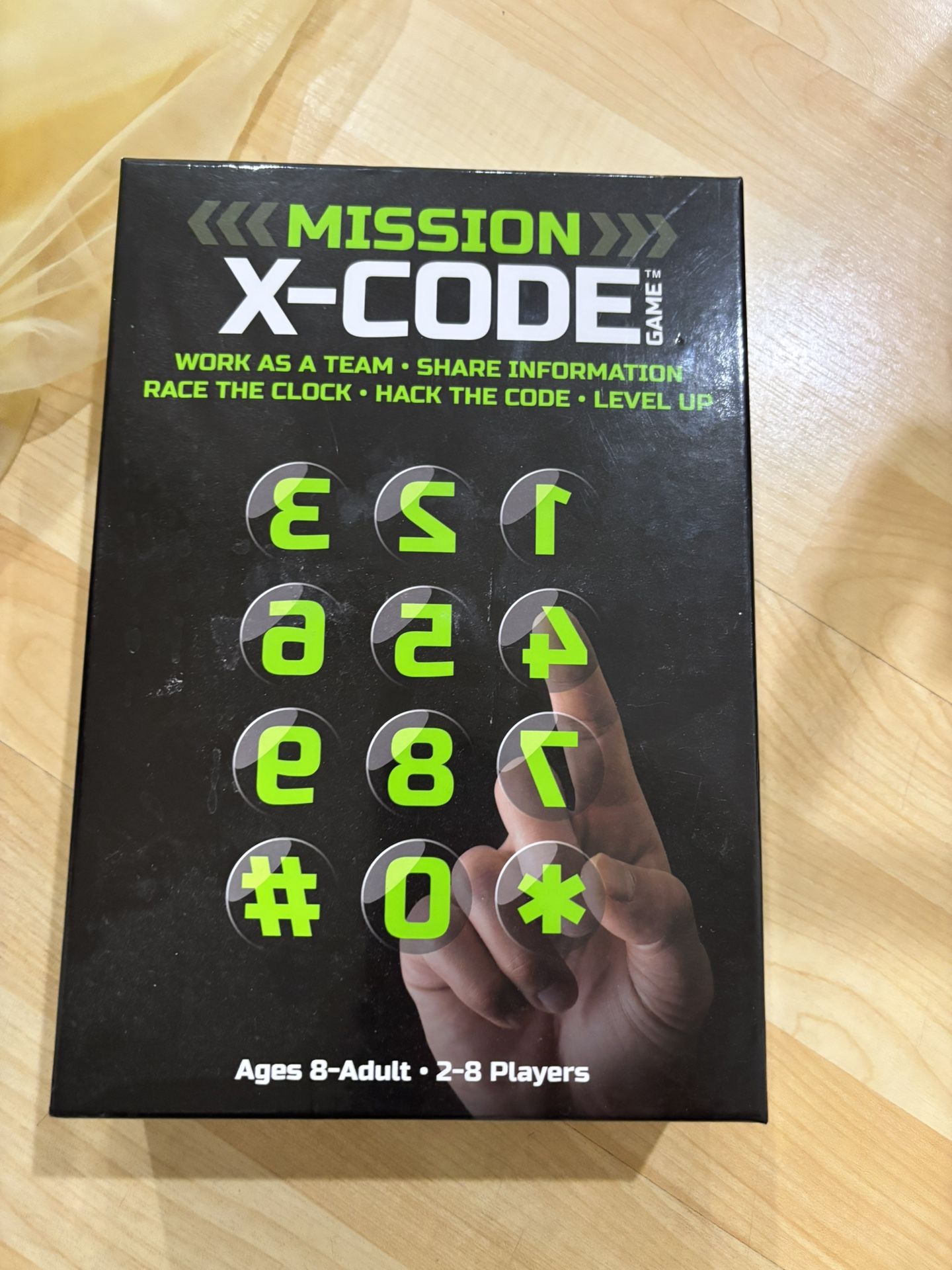 Board Game Family Kids Mission X Code
