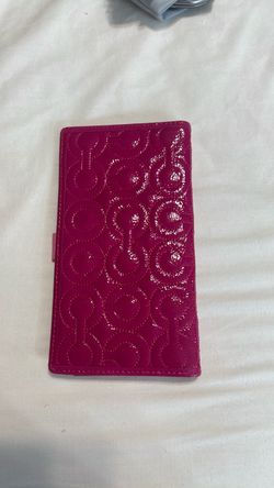 Coach Patent Leather Pink Wallet