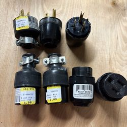 Electric Cord Replacement. Male And Female