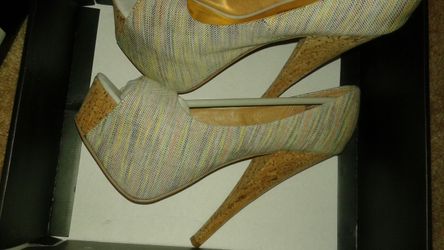 Brand new peep toe heels