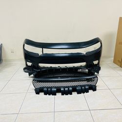2015-2023 Dodge Charger 4DR 15 SRT Hellcat 392 Front Bumper Conversion