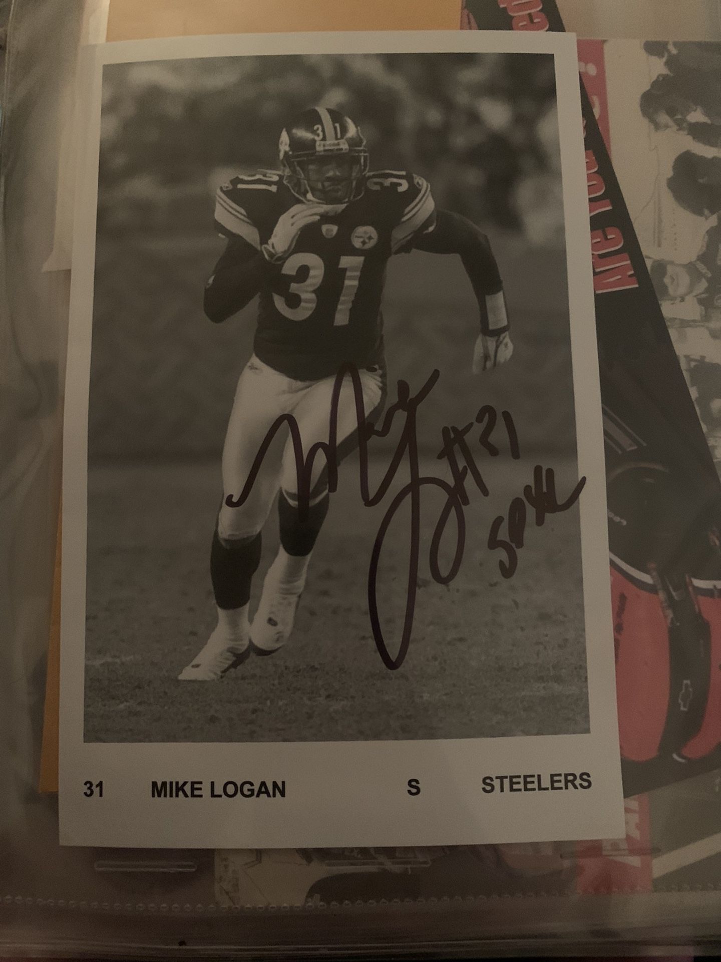Mike Logan Autograph