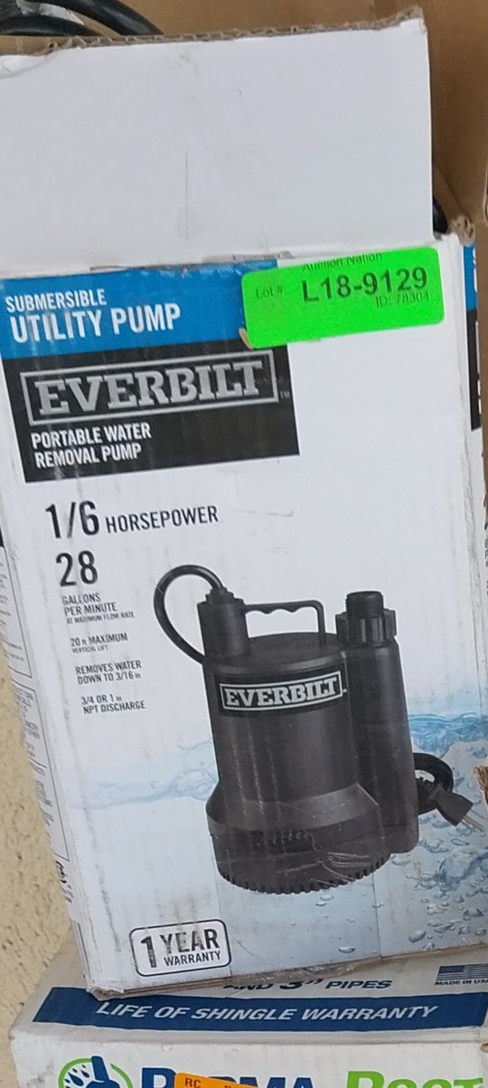 Everbilt Water Pump
