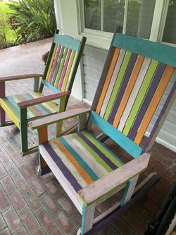 Solid Wood Porch Rockers Handcrafted