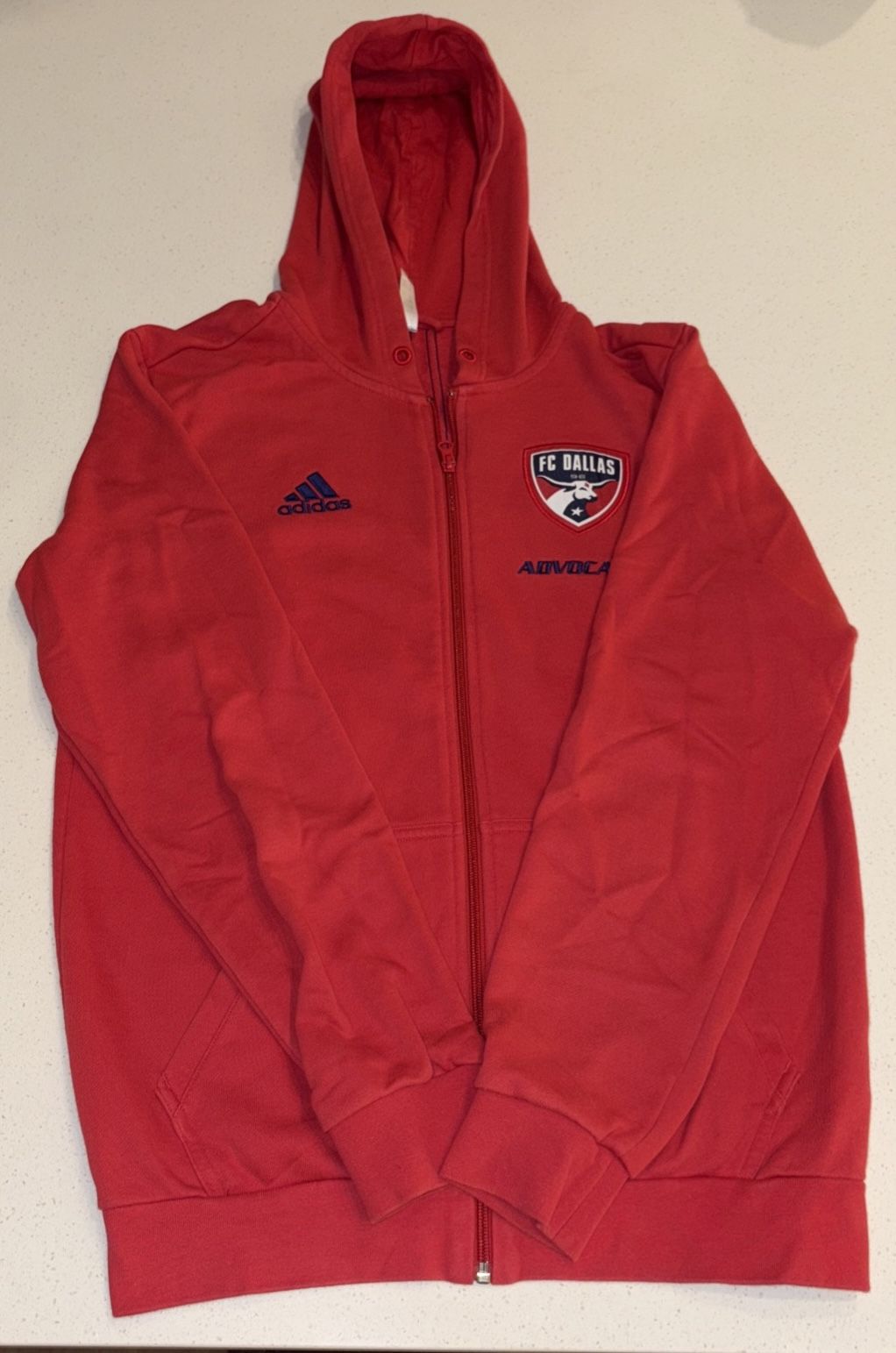 Men’s (M) Adidas FC Dallas Zip Up Cotton Jacket