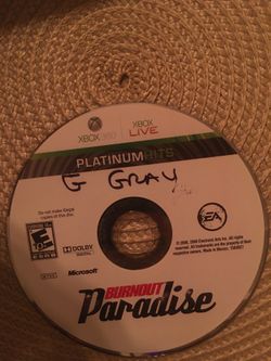 Xbox 360 burnout paradise