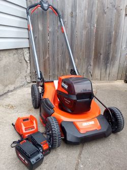 Brand-New Echo 21" Inch 56Volt Cordless Battery Push Lawnmower With 2-5Ah Batteries And Rapid Charger