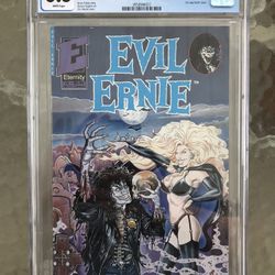 Evil Ernie #2 (1992) CGC 8.5 — White Pages; 1st Lady Death Cover By Eric Mache
