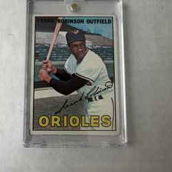 1967 Topps Frank Robinson 100 Baseball Card Ex Mint 