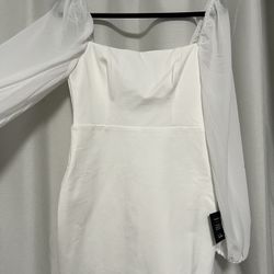Lulus White Mini Dress Size M