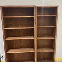 2 Bookshelves 