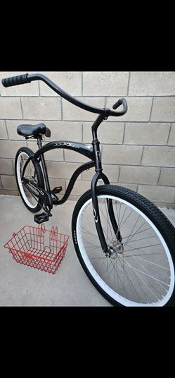 Black 26" Men's XL Beach Cruiser