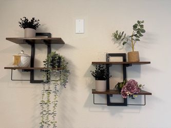 Floating Wall Shelves Set of 2