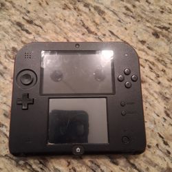 Nintendo 2DS Handheld Game Console Black/Red - Body Damage