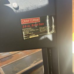Craftsman 14-inch Band Saw, 
