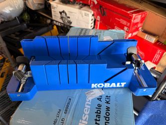 Kobalt Miter Box with Clamps