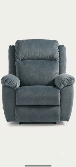 Ashley Furniture Electronic Recliner Chair Blue. Brand New