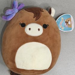 Squishmallows Tomar Horse Plush 8” – New With Tags